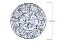 Подвеска из белого золота э4712пд04182500