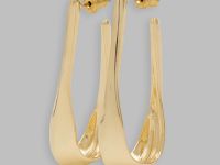 Длинные фигурные серьги