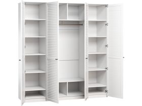 Распашной шкаф Монмарт 4-180x220 Белый