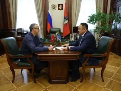 Альберт Семенов провёл рабочую встречу с председателем Мосгордумы Алексеем Шапошниковым