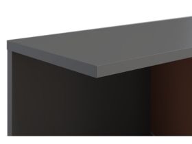 Полка Трэйс 150x25 Графитовый/Терракотовый
