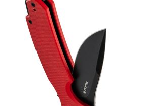 Складной нож Mr.Blade Hellcat blackwash сталь VG-10, рукоять Red G10