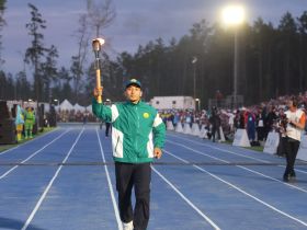 Игры начались. Зажжён огонь XXII Спартакиады по национальным видам спорта