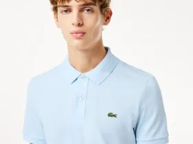 Мужское поло Lacoste L.12.12 приталенного кроя