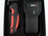 Складной нож Boker Plus Savior 1 , сталь Sandvik™ 12С27, рукоять термопластик FRP, чёрно-красный