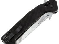 Складной нож Obertech ns-02 Normal straight, сталь VG-10, рукоять G10, черный