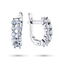 Серьги из белого золота э4712сг10175900