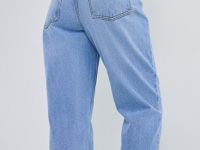 Джинсы Mom с высокой посадкой, Голубой