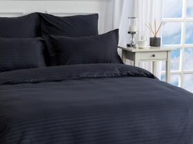 Постельное белье Black страйп-сатин II