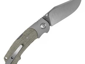 Складной нож Viper Turn, сталь M390, рукоять титан/микарта, зеленый