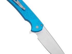 Складной нож Pro-Tech Mordax Gridlock Textured, сталь MagnaCut, рукоять алюминий, синий