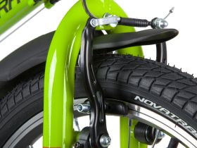 Детский велосипед Novatrack Racer 20 12sp, год 2020, цвет Зеленый