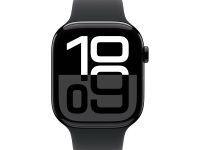 Смарт-часы Apple Watch Series 10 42mm Jet Black Aluminum Case with Black Sport Band (M/L)
