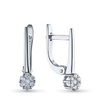 Серьги из серебра э0612сг10134800_white