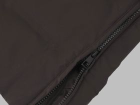 Длинный пуховик с натуральным пухом