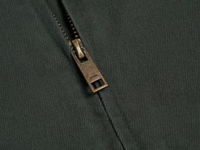 Утеплённая куртка из канваса, Зеленый