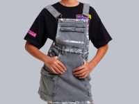 Сарафан текстильный джинсовый для девочек