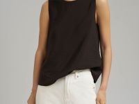 Свободный топ из жатой ткани