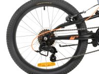 Детский велосипед Novatrack Shark 20, год 2026, цвет Серый-Голубой