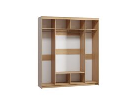 Шкаф-купе Тебар 4-210x240 Дуб Барбера 2 зеркала