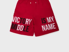 Шорты текстильные плавательные для мальчиков, длинные