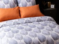 Постельное белье Modico Blue Orange/Модико (синие листья)