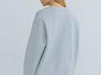 Кардиган с вышивкой, Серый