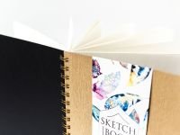 Скетчбук для акварели Малевичъ "Grey wood" Torchon 21х21 см 25 л 250 г