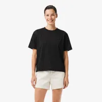 Женская хлопковая футболка Lacoste