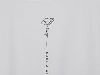 Футболка с круглым вырезом