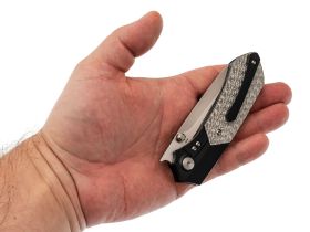 Складной нож Remette Meteor, сталь M390, рукоять Titanium Alloy/Carbon Fiber