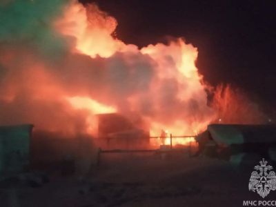 Частная пилорама сгорела в Олекминском районе