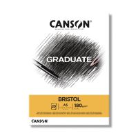 Альбом-склейка для смешанных техник Canson "Graduate Bristol" A5 20 л 180 г