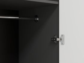 Распашной шкаф Енссон 2-90x210 Графитовый