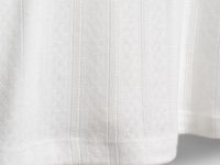 Пижамный лонгслив из ажурного трикотажа, Белый