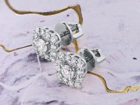 Пусеты из серебра э0612пс02181600