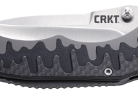 Полуавтоматический складной нож Drip Tighe, CRKT 1190, сталь 8Cr13MoV Satin, рукоять carbon fiber/G10