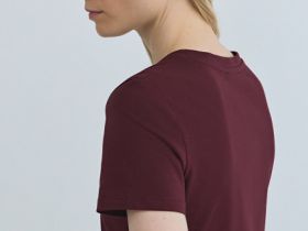 Базовая футболка из хлопка, Фиолетовый