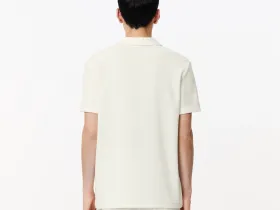 Мужское махровое поло Lacoste стандартного кроя