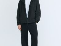 Лёгкая куртка из флиса, Черный