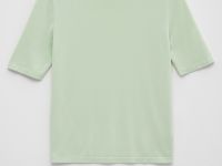 Джемпер свободного силуэта с коротким рукавом