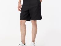 Мужские шорты Lacoste из смеси хлопка и льна