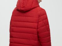 Утепленная куртка с капюшоном и рукавом реглан