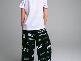 Брюки текстильные для девочек