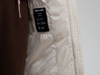 Пуховое пальто со съемным капюшоном