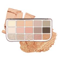Большая палетка теней для макияжа fwee More Mood Eye Palette 02 MORE THAN CORAL