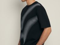 Футболка свободного силуэта с принтом