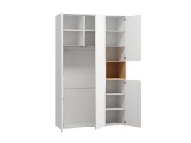 Распашной шкаф Висмар 3-153x240 Белый