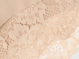 Классические брифы с кружевом сзади, 2 шт., Бежевый