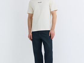 Футболка с принтом и вышивкой, Белый